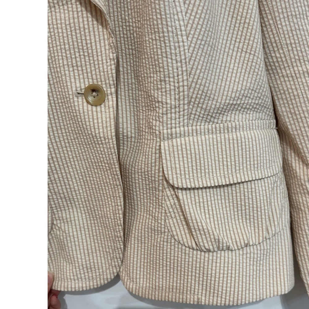 Banana Republic Beige Textured Women's Pantsuit - Picture 14 of 16